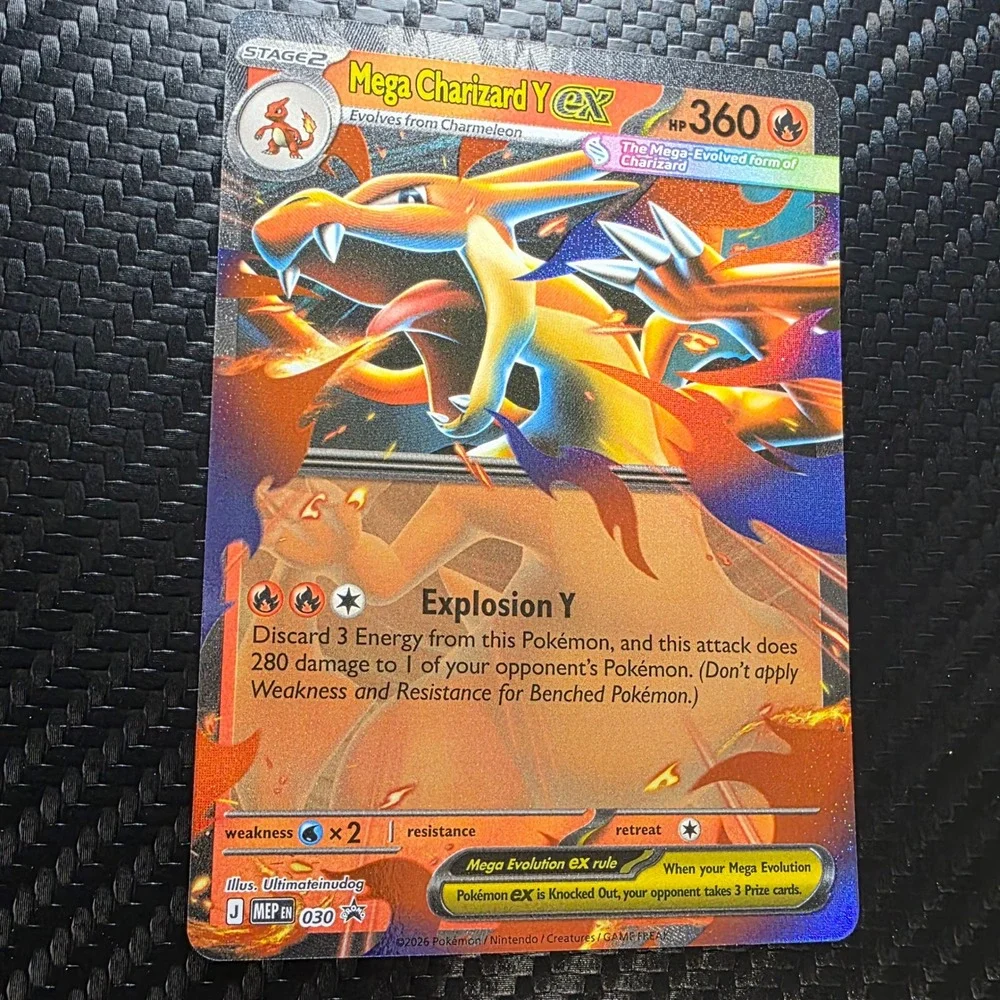 Mega Charizard Y ex 030 Black Star Promo Holo Pokemon TCG NM Card